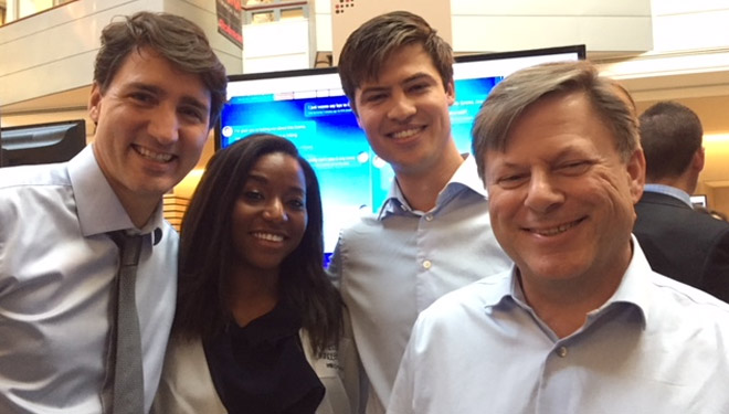 PM Trudeau and SE staff connect about future of AI in mental health